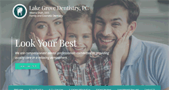 Desktop Screenshot of lakegrovedentistry.com